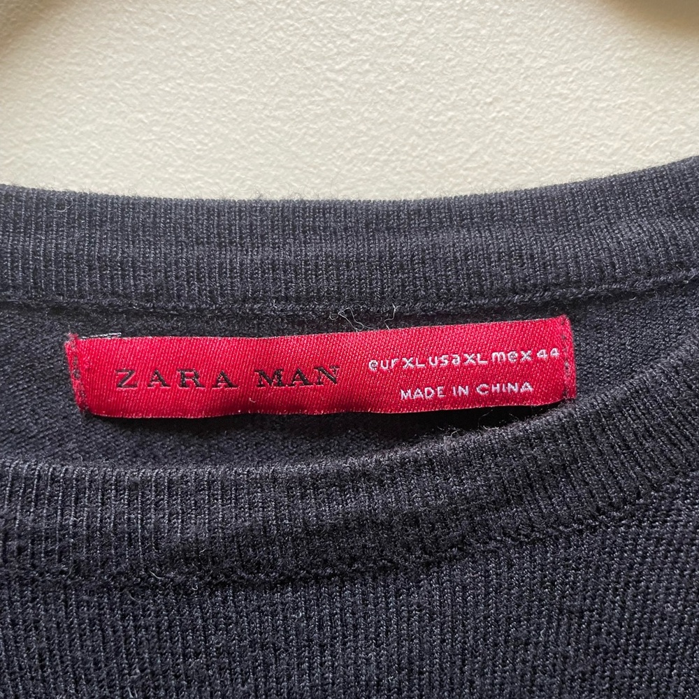 Zara Man Charcoal Knitwear - Picture 3 of 4